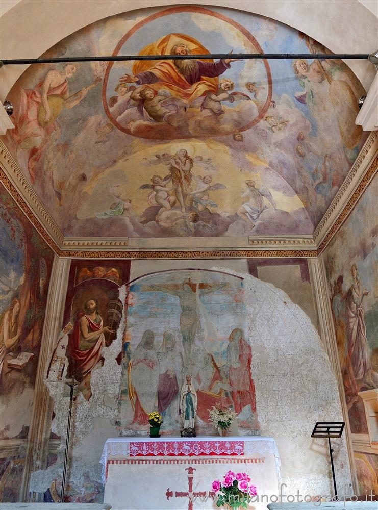 Milan (Italy) - Frescos in the apse of the Oratory of Santa Maria Maddalena